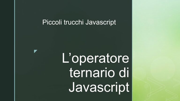 Guida all'operatore ternario in JavaScript | Actualizado septiembre 2025
