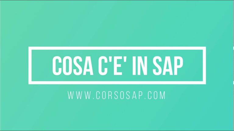 Manuale SAP gratuito in italiano: guida ottimizzata