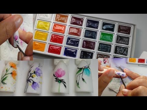 Guida completa al nail art con acquerelli: tecniche e consigli