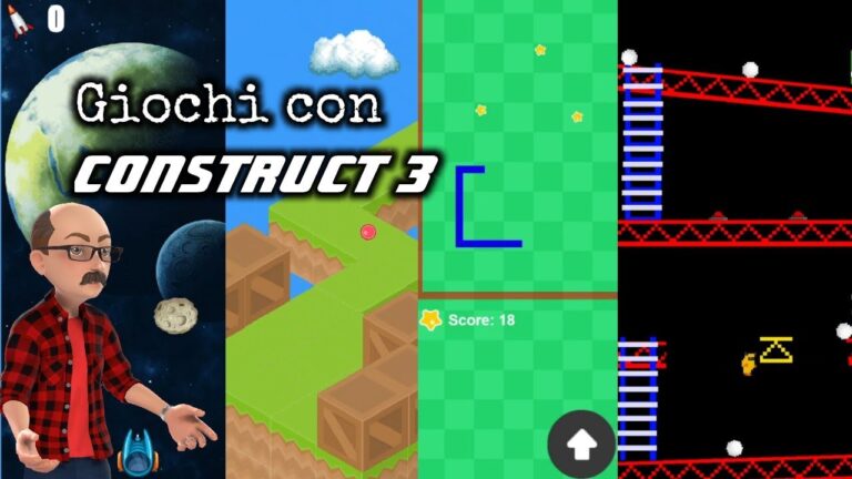 Costruire giochi con Construct 3: Guida completa