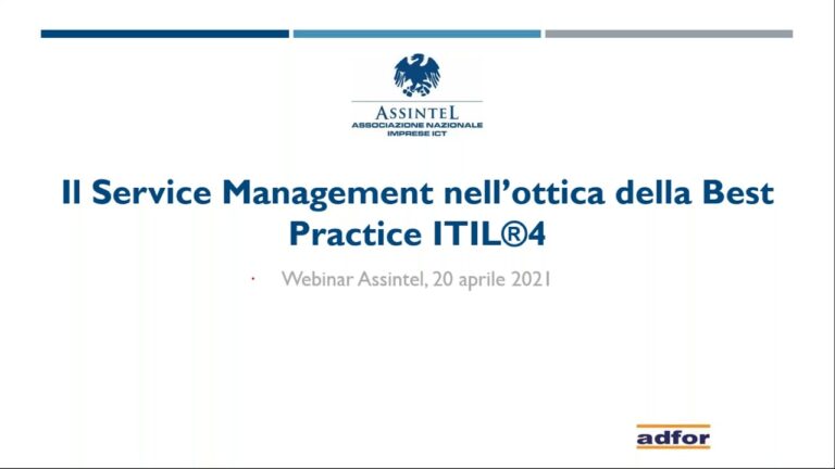 ITIL v4: Guida ottimizzata per l’implementazione