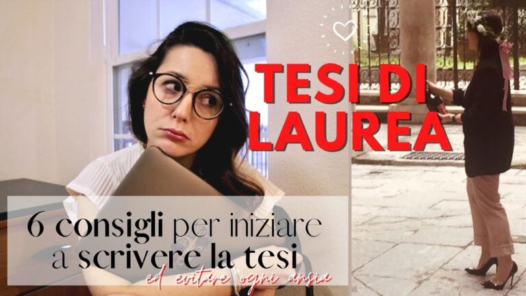 Guida pratica su come iniziare una tesi
