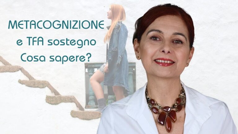 Metacognizione nel TFA: strategie per il successo