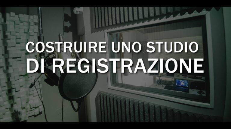 Guida all’allestimento di uno studio di registrazione professionale