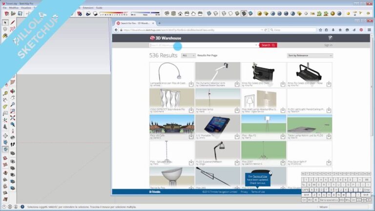 Guida ai Blocchi in SketchUp
