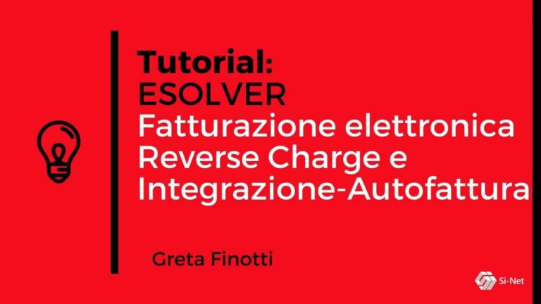 Guida ottimizzata all’utilizzo di Esolver