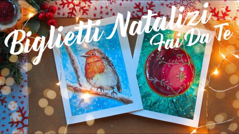 Biglietti Natalizi: Incantevole Acquerello per il Natale