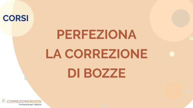 Corso di Correttore di Bozze: Guida Ottimizzata per Imparare Rapidamente