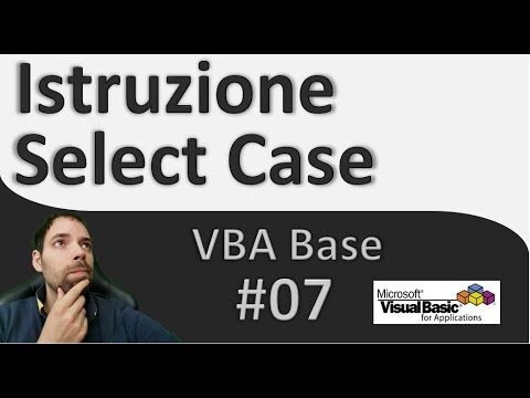 VBA: Utilizzo di CASE WHEN per ottimizzare le condizioni
