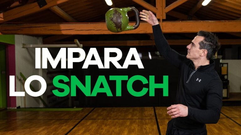 Cinque mosse per padroneggiare lo snatch con il kettlebell