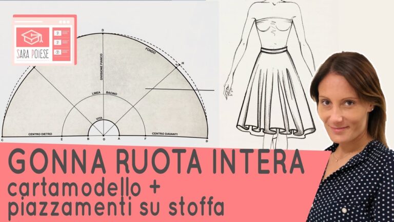 Guida al Cartamodello per Gonna a Ruota