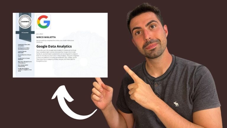 Titolo: Certificazione Corso Data Analyst: Come Ottenere la Qualifica Necessaria