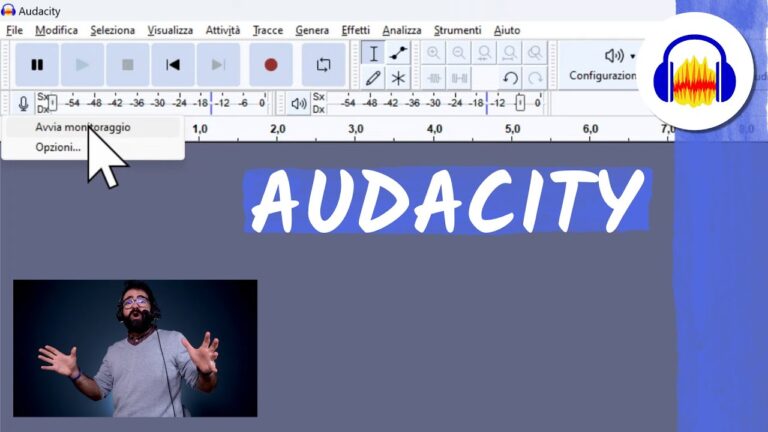 Guida per Registrare Audio sul PC con Audacity