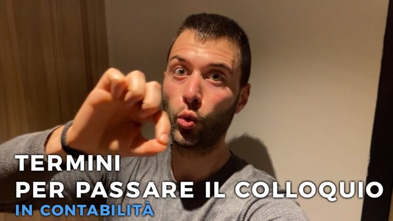 Come superare il test di contabilità nel colloquio