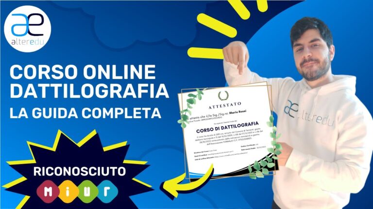 Corso Online Dattilografia: Impara Velocemente e con Efficacia