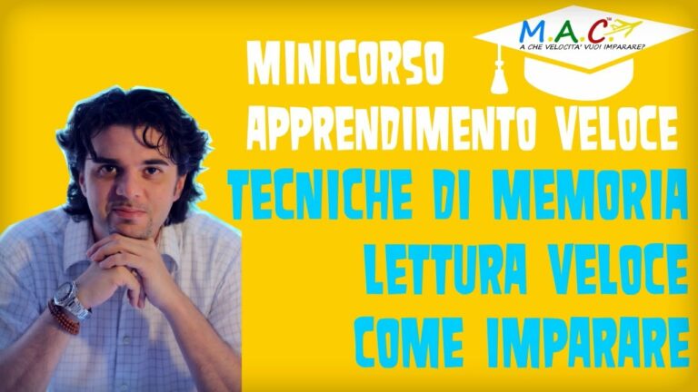 Memoria e Lettura Veloce: Tecniche Ottimizzate