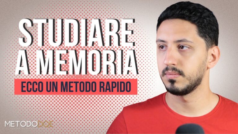 Metodi efficaci per studiare a memoria