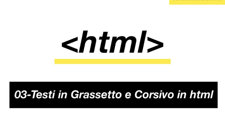 Guida pratica all’uso di HTML per testo in corsivo