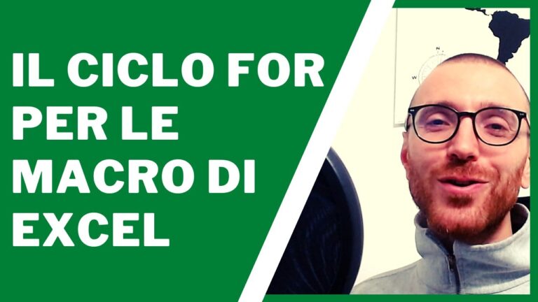 Guida al Ciclo per Excel: Ottimizza il Tuo Lavoro