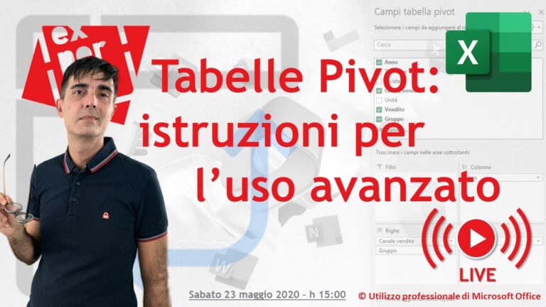 Le migliori tecniche per le tabelle pivot avanzate