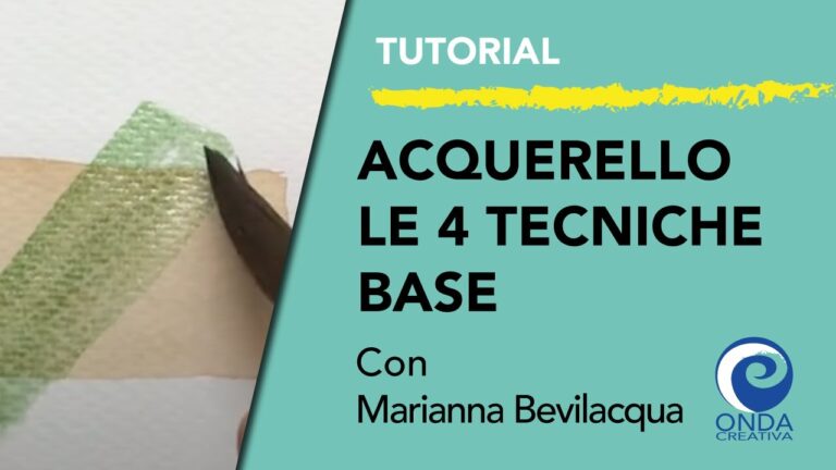 Guida pratica per padroneggiare la tecnica degli acquerelli