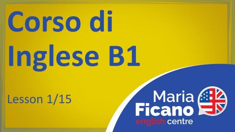 Impara l’inglese B1 online gratuitamente: Corso ottimizzato.