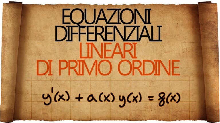 Guida al Formulario di Equazioni Differenziali